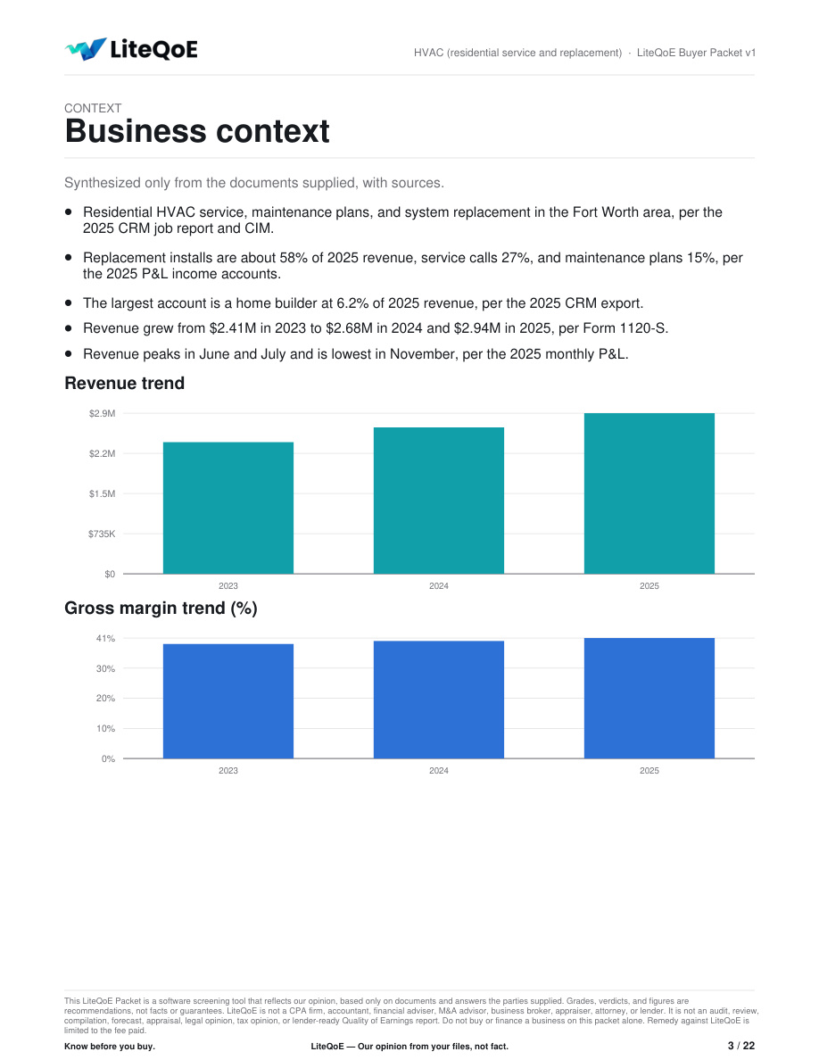 Sample report page 3