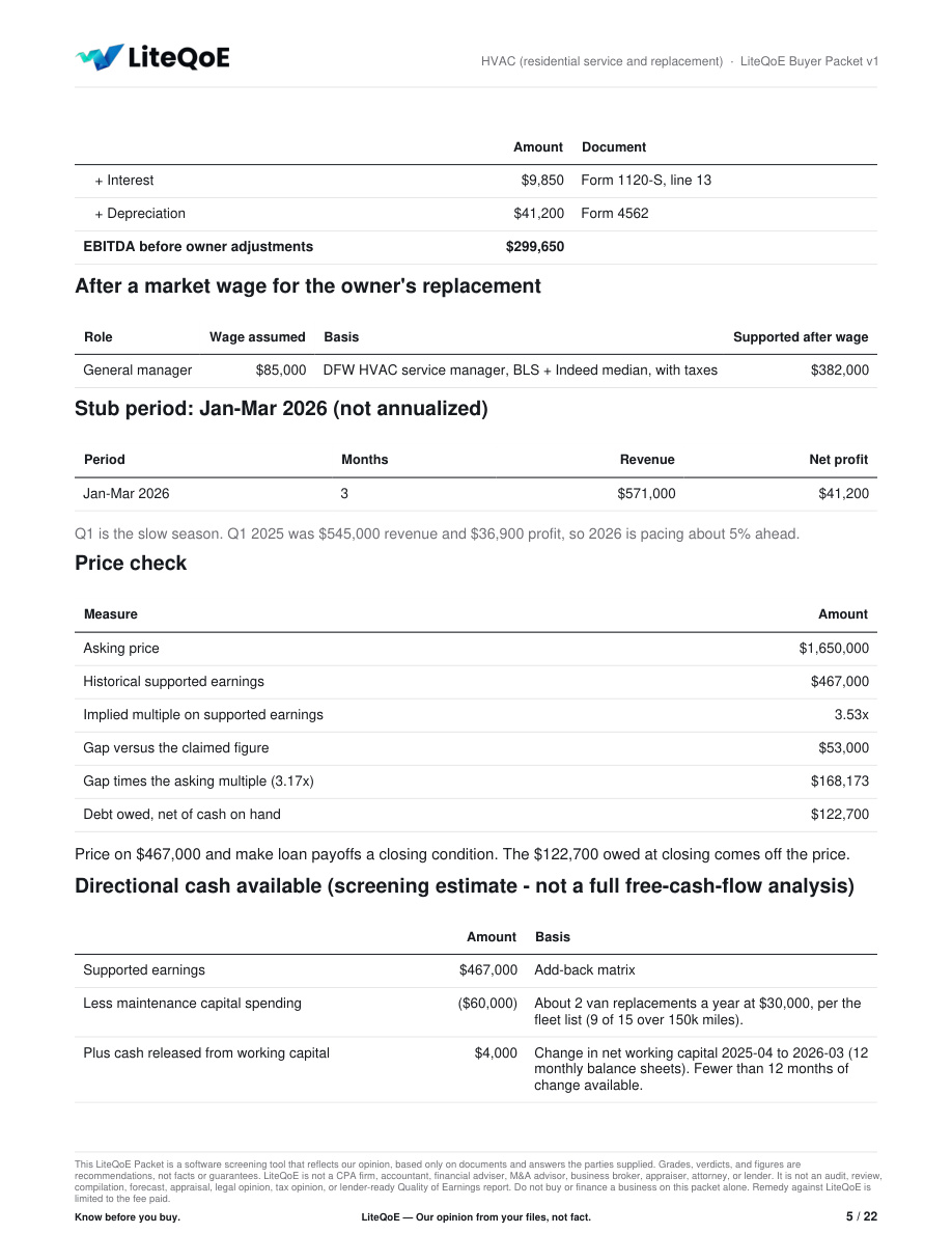 Sample report page 5